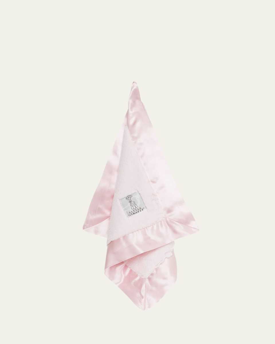 Luxe Solid Plush Baby Blanket w/ Satin Border